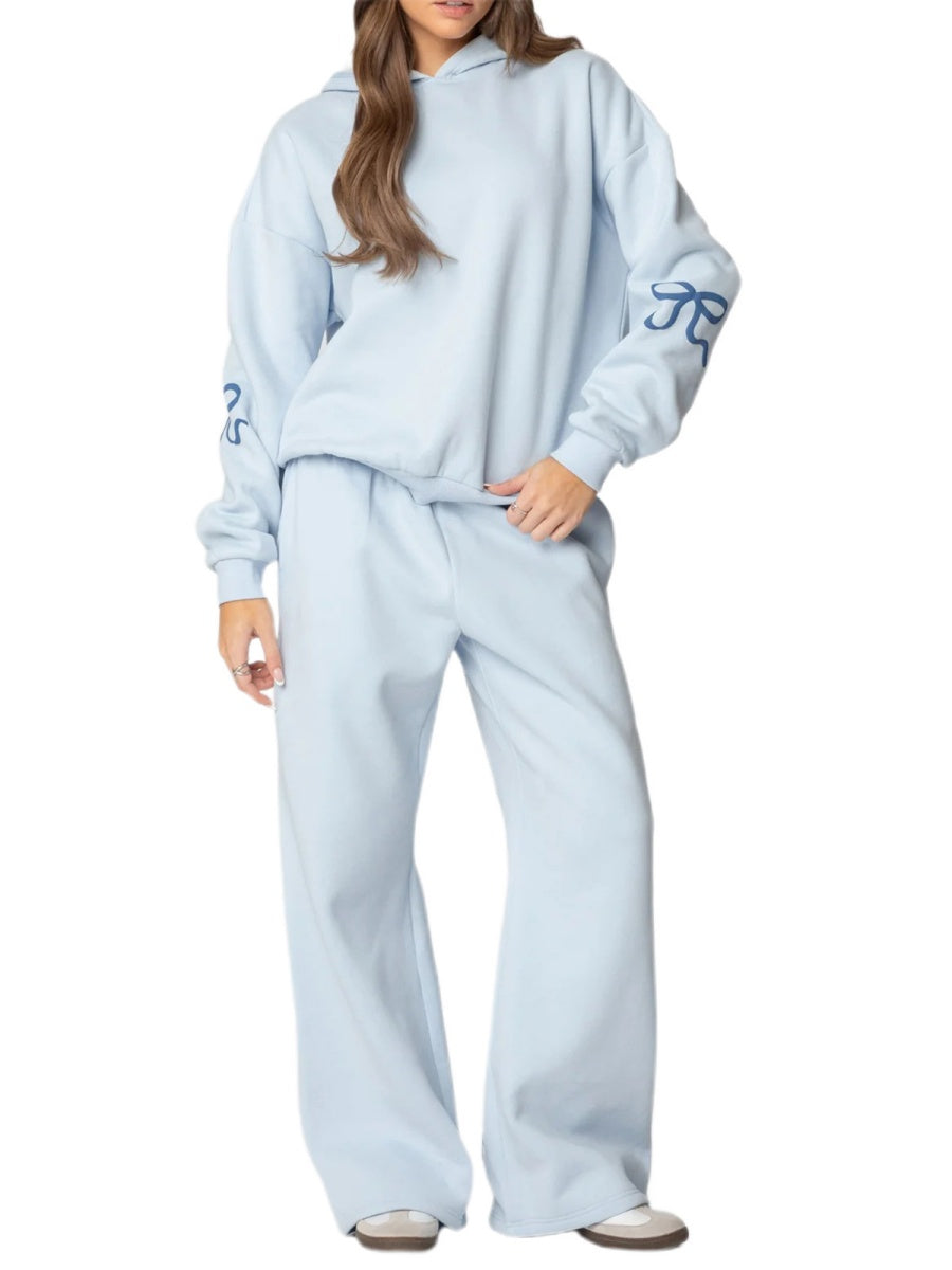 Liber Autumn Women's 3D Three-dimensional pattern 2-piece Sets