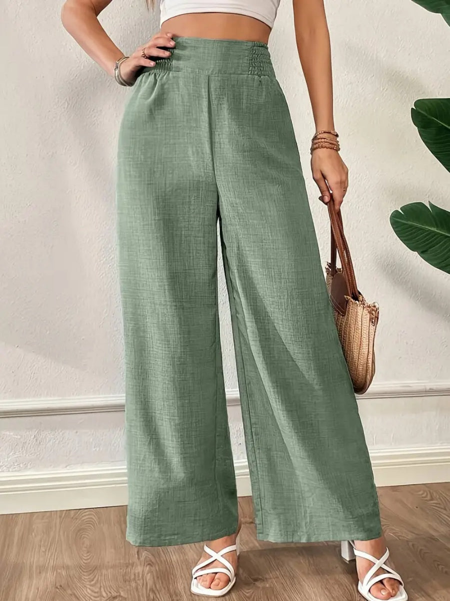 Casual style Straight-leg Pants