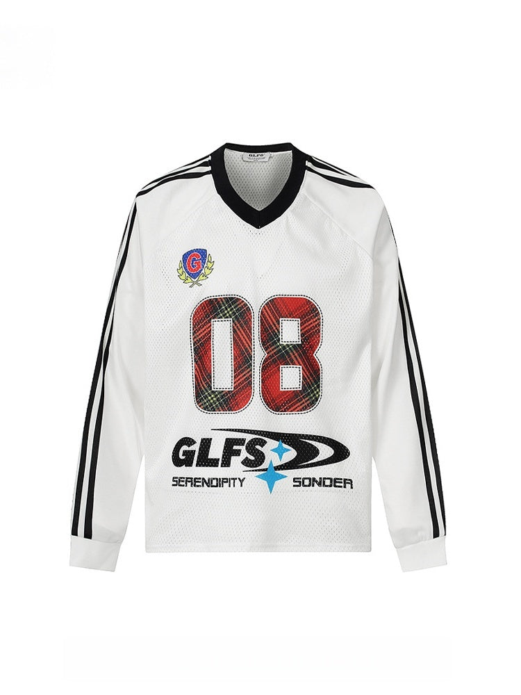 Liber Autumn Neutral wear Printed Letter T-shirts