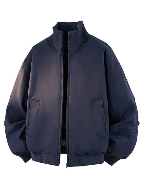 Three-proof Stand-up Collar Retro Workwear Flight Cotton Jacket