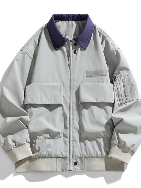 Liber Autumn Men's Color matching Jackets
