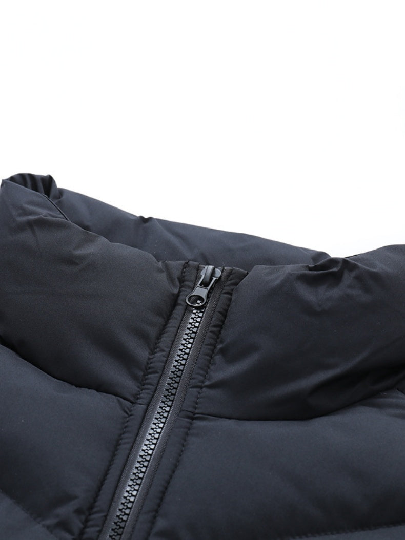 Solid Thermal Insulated Winter Puffer Jacket
