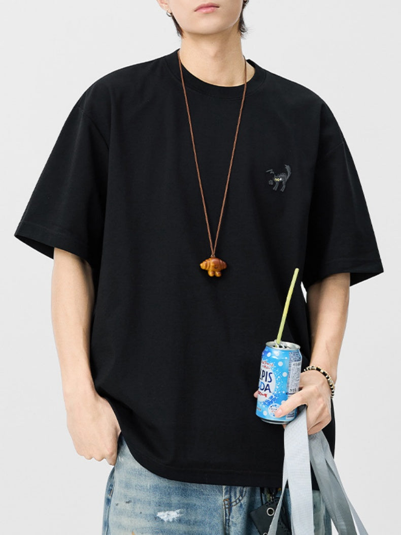 Embroidery Loose-fit T-shirts