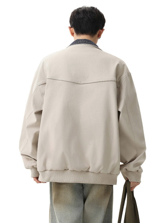 Cleanfit Plaid Patchwork Jackets