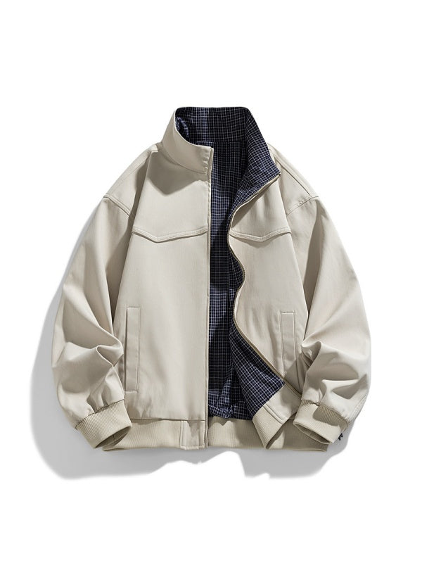Cleanfit Plaid Patchwork Jackets