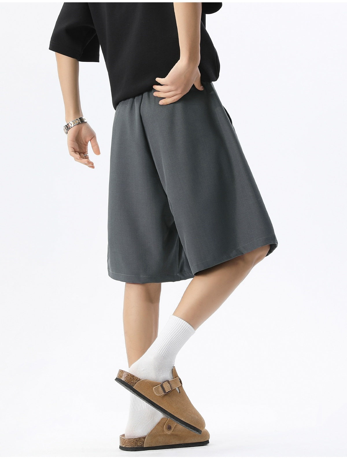 Belts Adjustable Stereo Five Points Shorts
