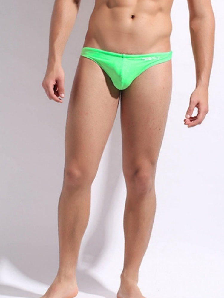 Multicolor Triangle T-shaped Swimming Trunks