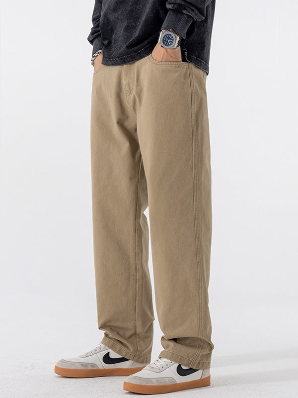 Cleanfit Loose-fit Straight-fit Cargo Trousers