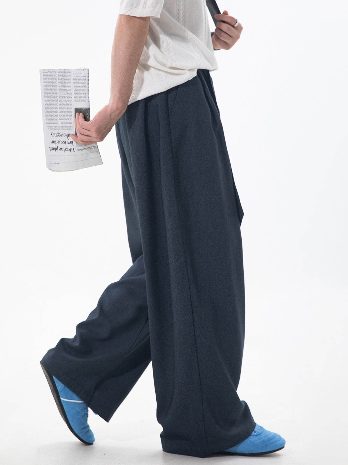 Imitation Denim CleanFit Machete Loose-fit Pants