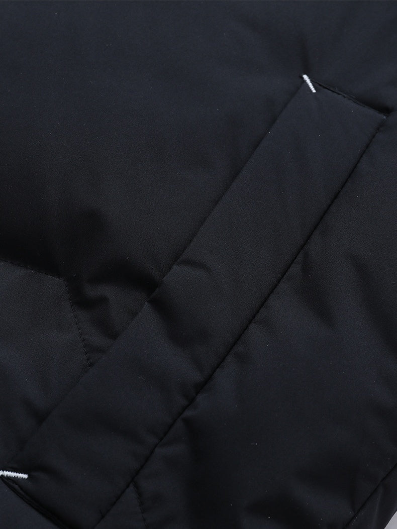 Solid Thermal Insulated Winter Puffer Jacket