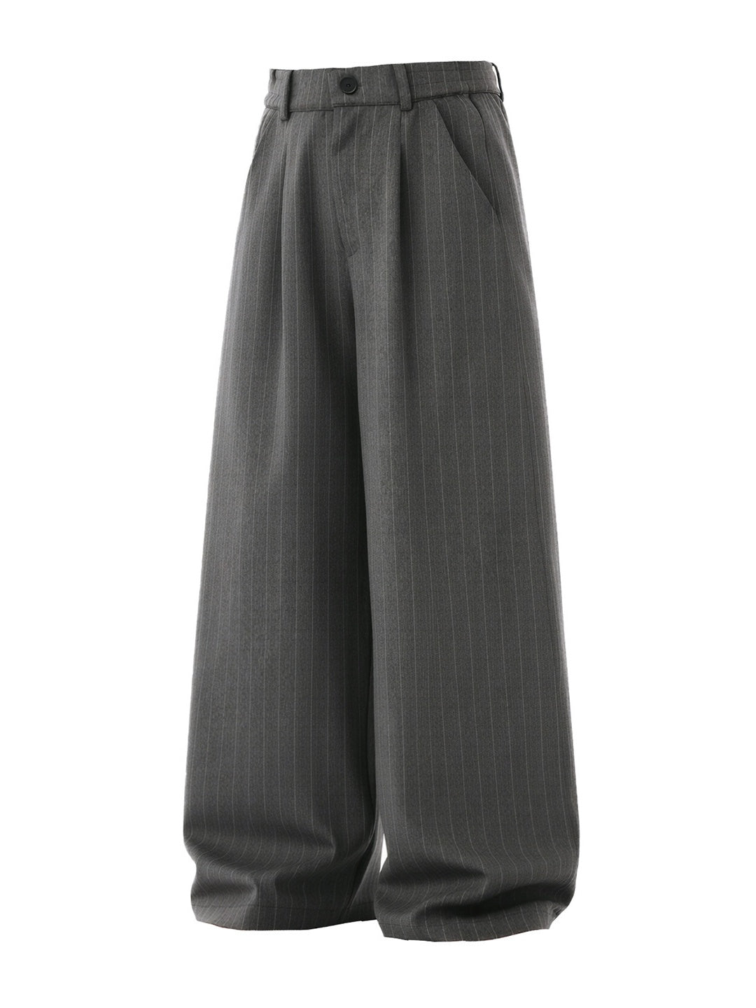 【EXPÉDITION NORMALE】Pantalon habillé à rayures style vieille fortune, coupe ample