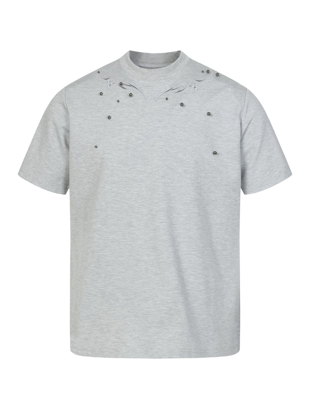 Cleanfit Spine Beading Embroidery T-shirts