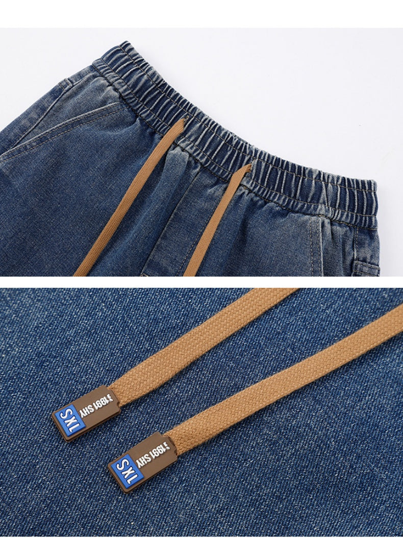 Loose Straight Wide-leg Jeans