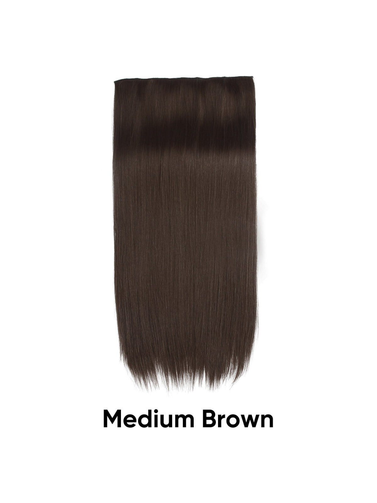 Seamless, Invisible, One-piece Long Straight Wig With Fluffy Hair