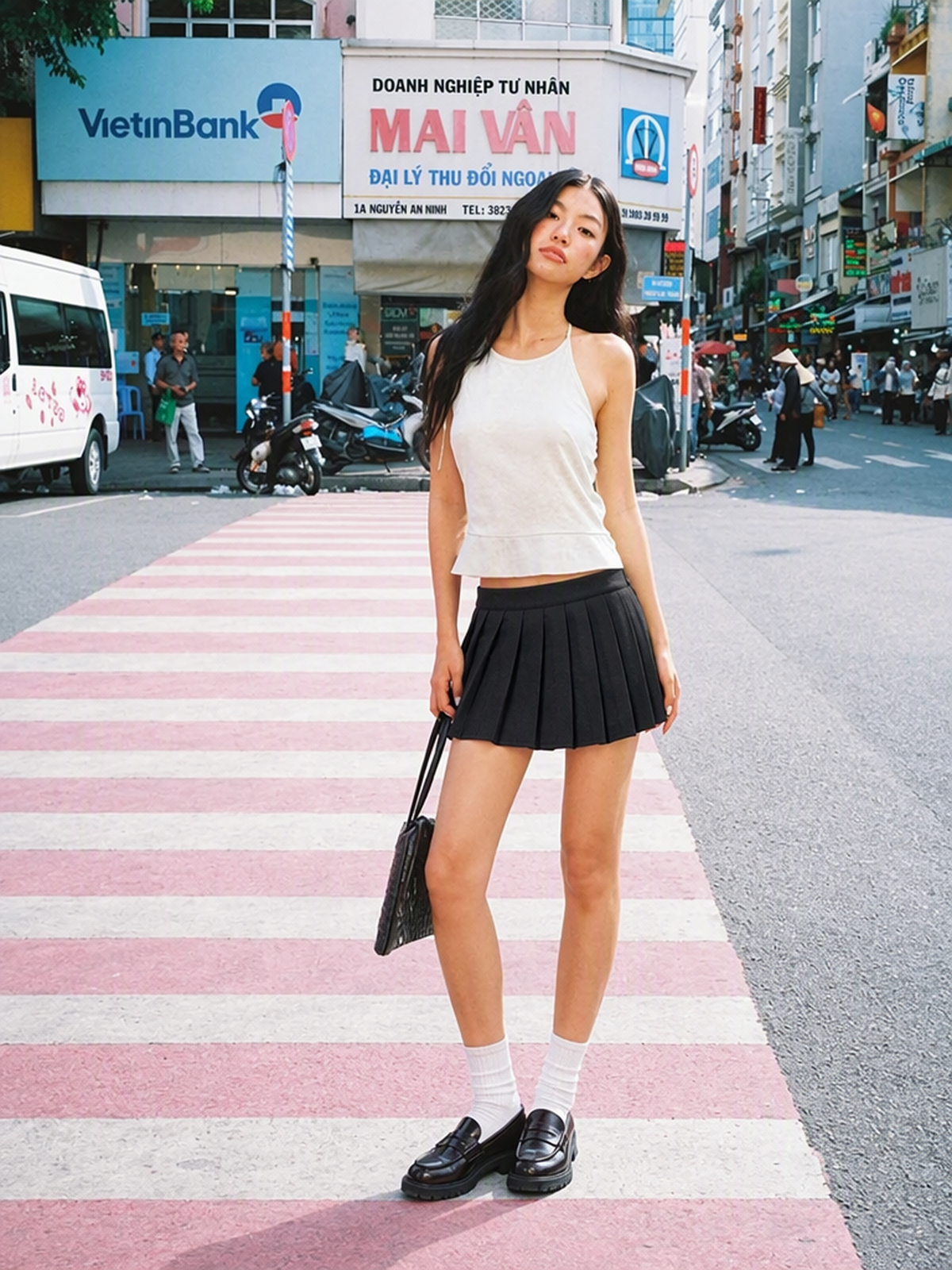 Stylish, Slimming, High-waisted, Anti-exposure A-line Pleated Midi Skirt