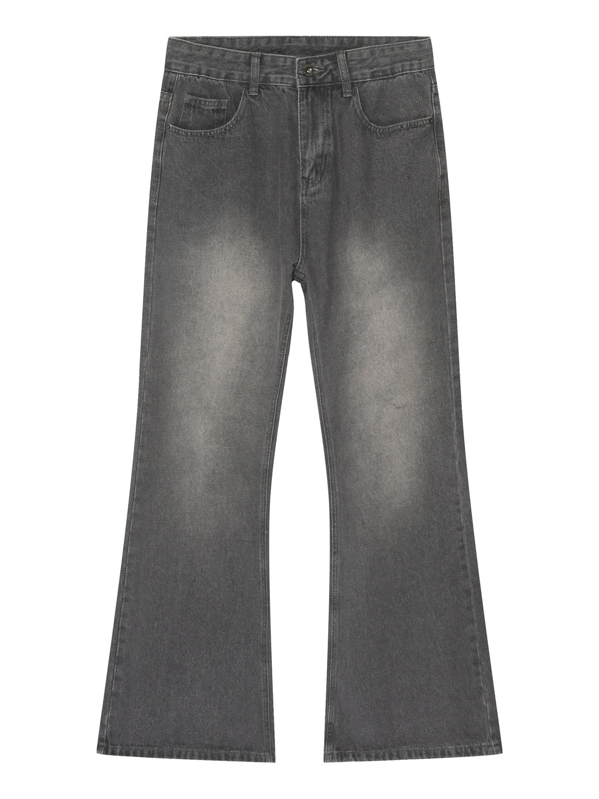 Retro Washed Denim Loose-fit Pants