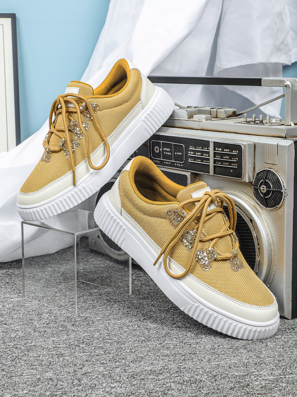 Glitter Unisex Casual Sneakers
