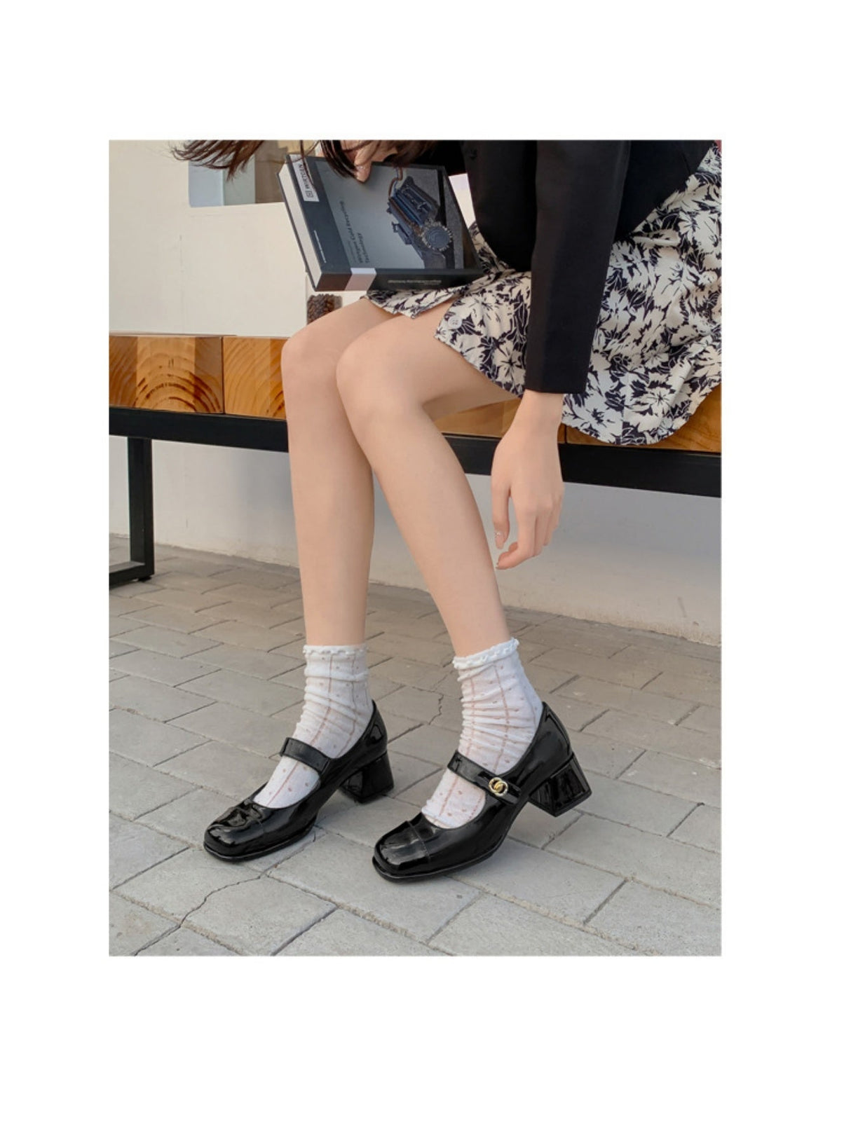 Liber Spring and Autumn Women's Mary Jane Shoes