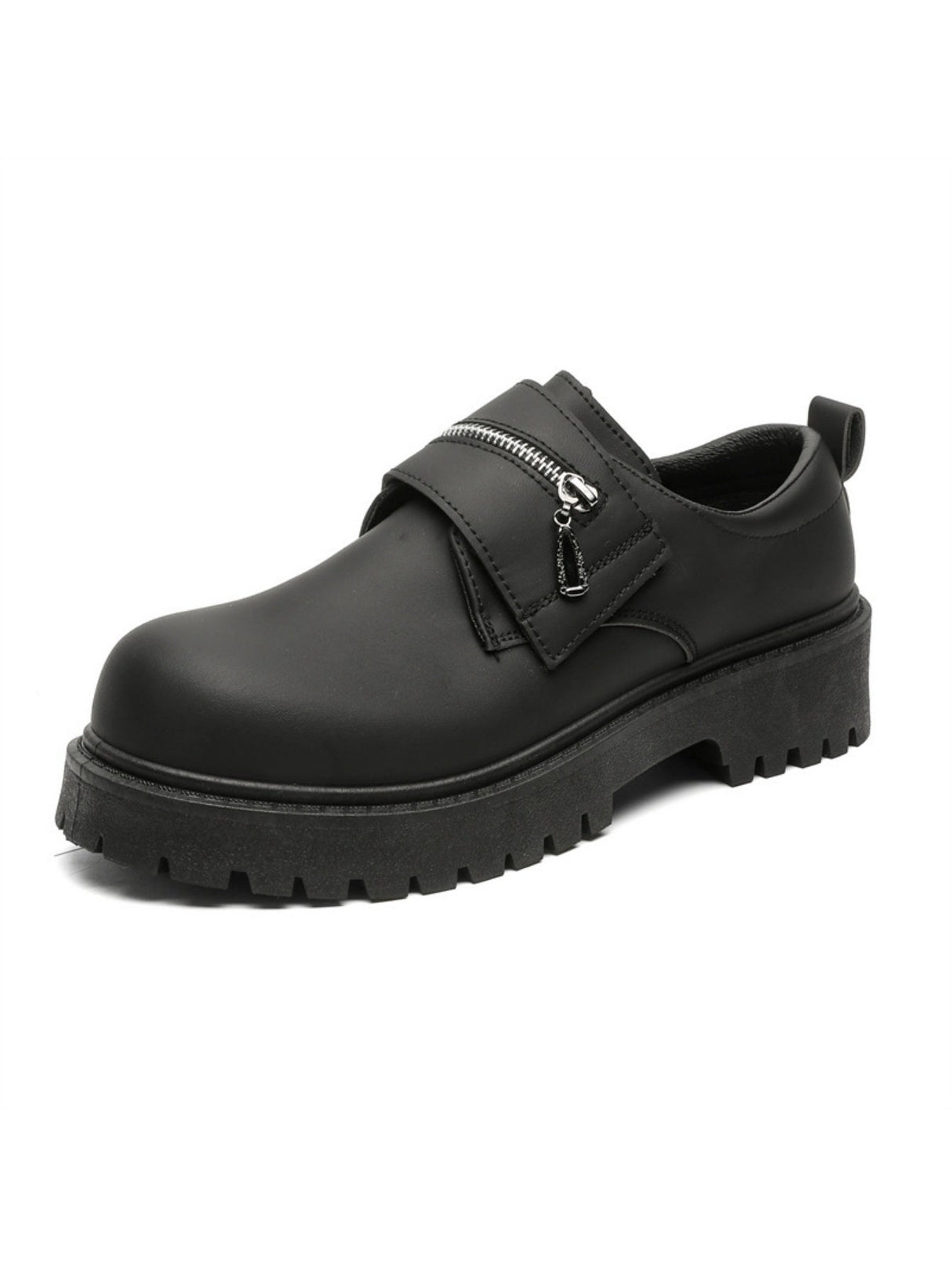 Matte Black Derby Shoes