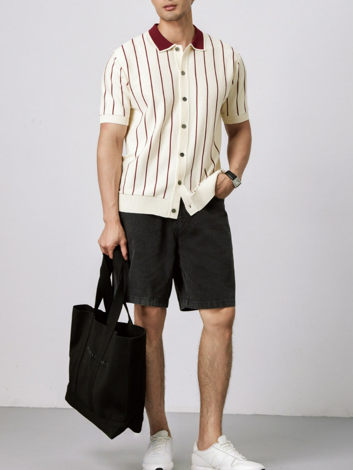 Stripes Old Money Style Breathable Polo Shirts