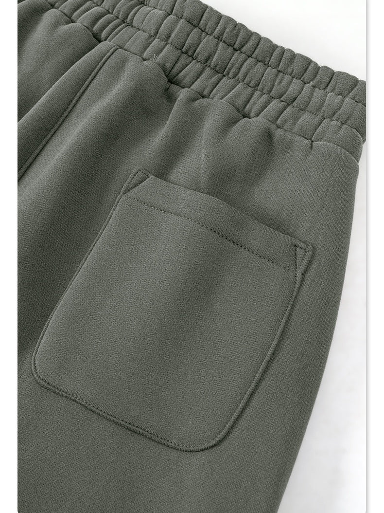 Loose Plush All-match Straight-leg Sweatpants