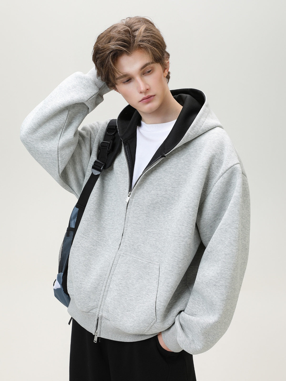 Liber Autumn Men's Solid Color Jackets