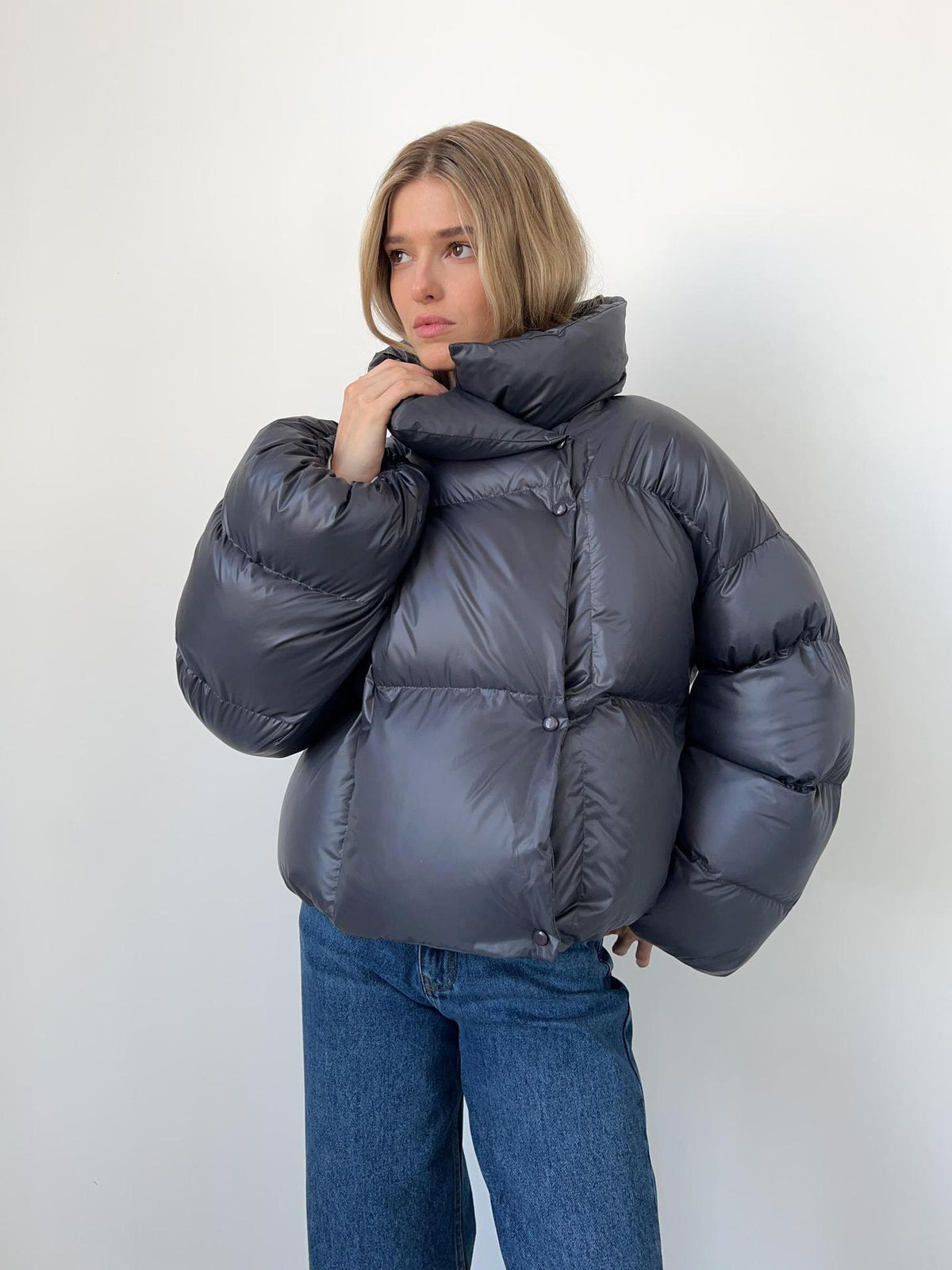 Trendy Puffer Jacket/Padded Coat - Street Style Short Hooded Puffer Jacket