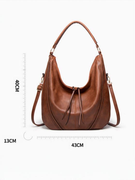 Tassel Openwork Shoulder Bag