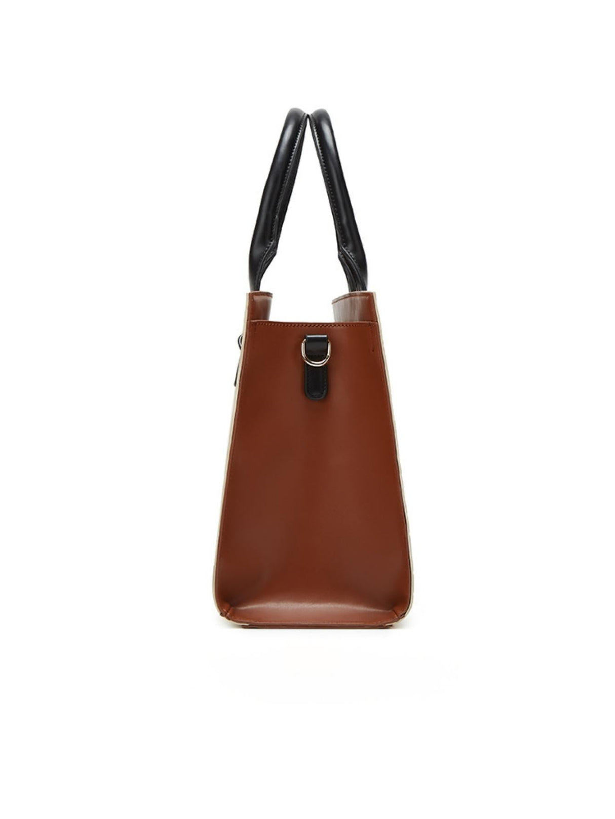 Color-blocked Embossed Tote Bag Set (4 Pieces)