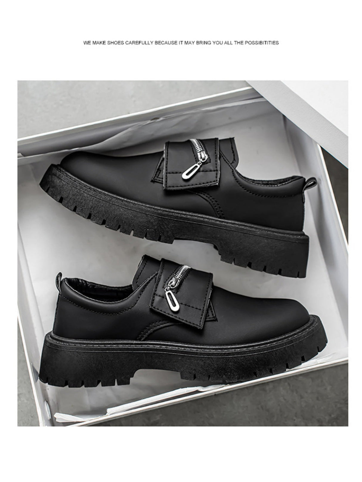 Liber Four Seasons Men's Zipper Flats