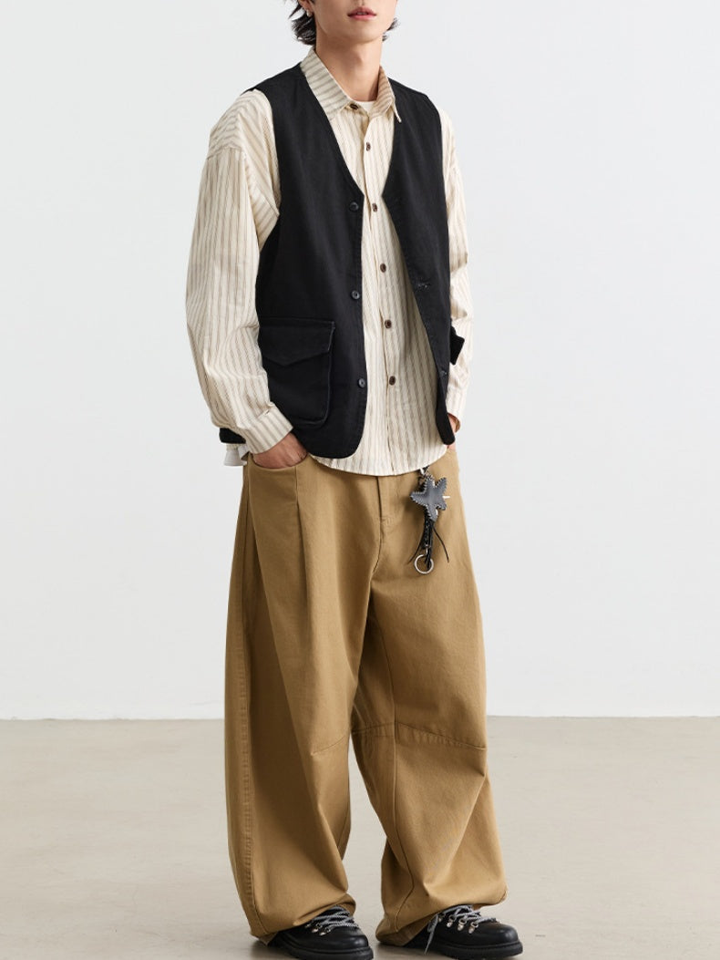 Tooling V-neck Vests