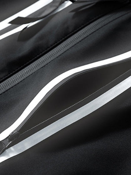 Outdoor Reflective On Foot Camping Mountain Climbing Hooded Windproof Jacket