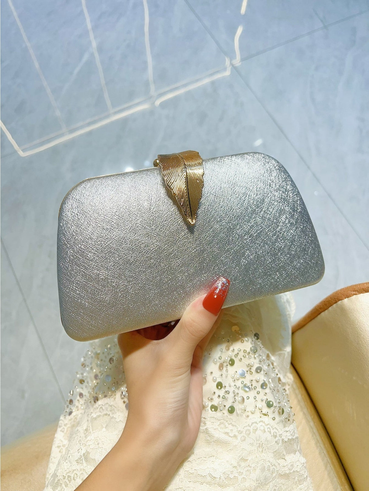 Liber Four Seasons ACC Metal Leaf Box Bag