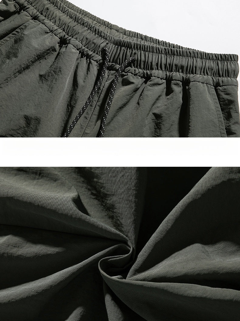 Gathering Adjustable Foot Opening Water-repellent Cargo Trousers