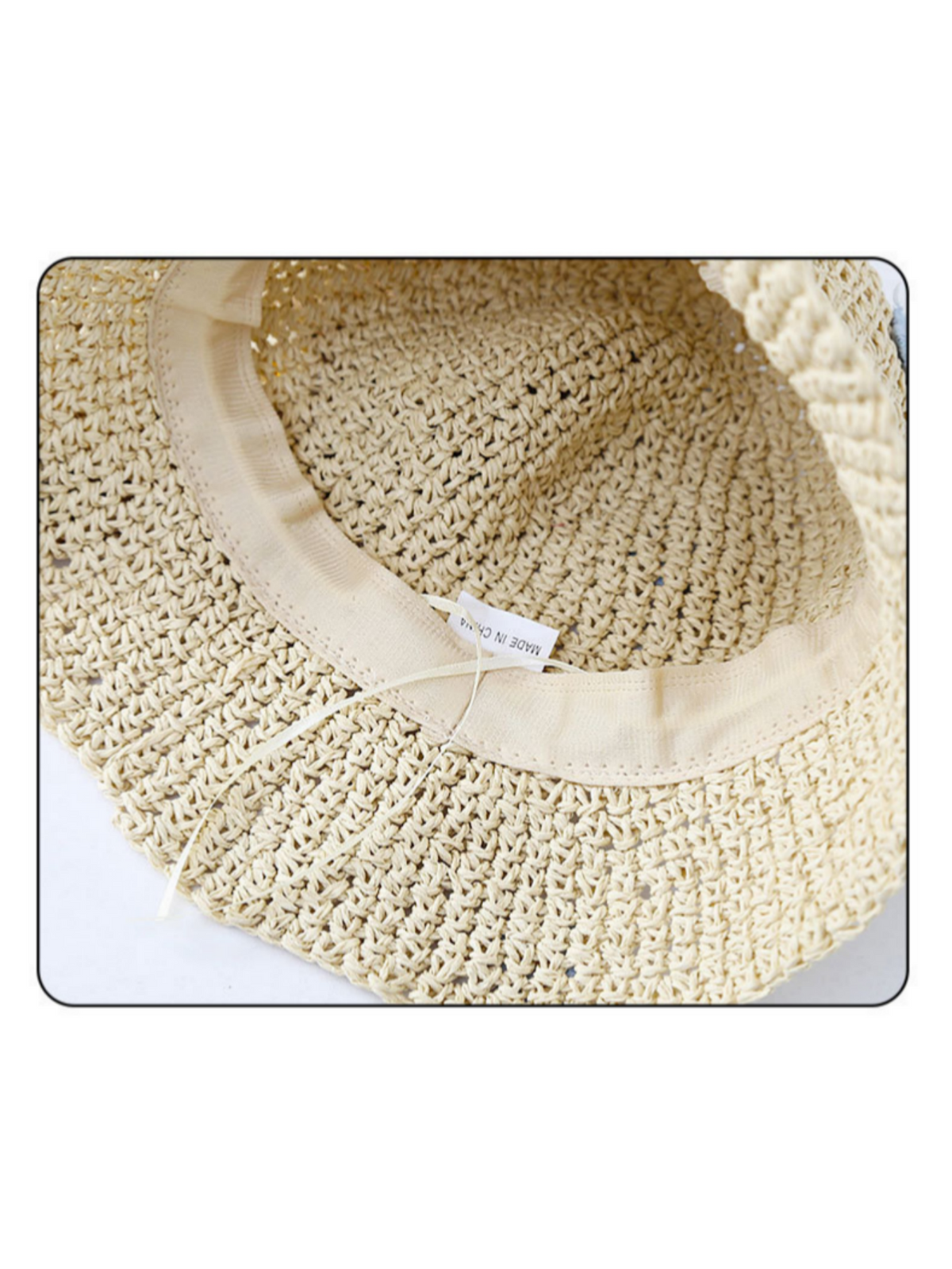Little Flower Straw Hat