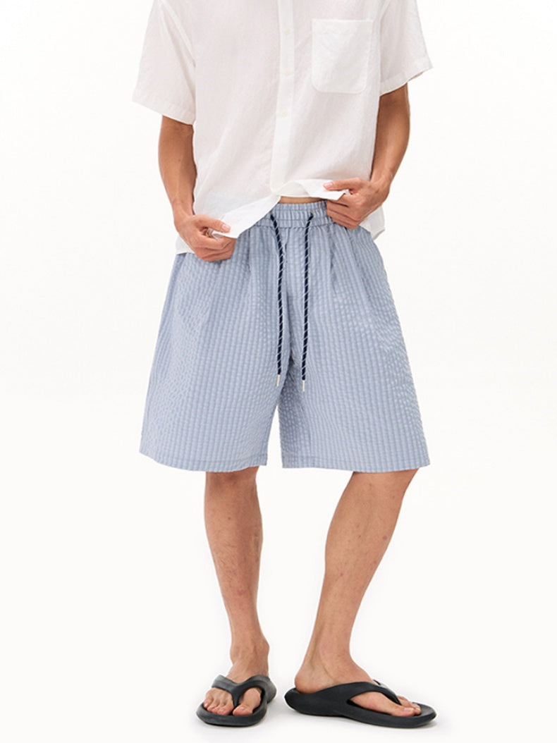 Plaid Loose-fit Five Points Shorts
