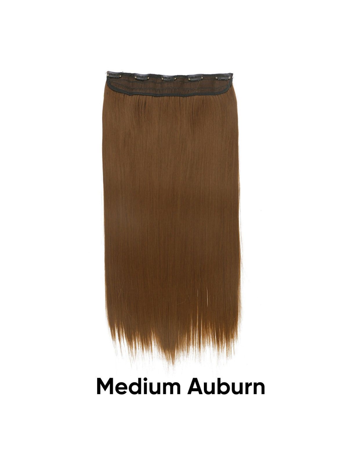 Seamless, Invisible, One-piece Long Straight Wig With Fluffy Hair