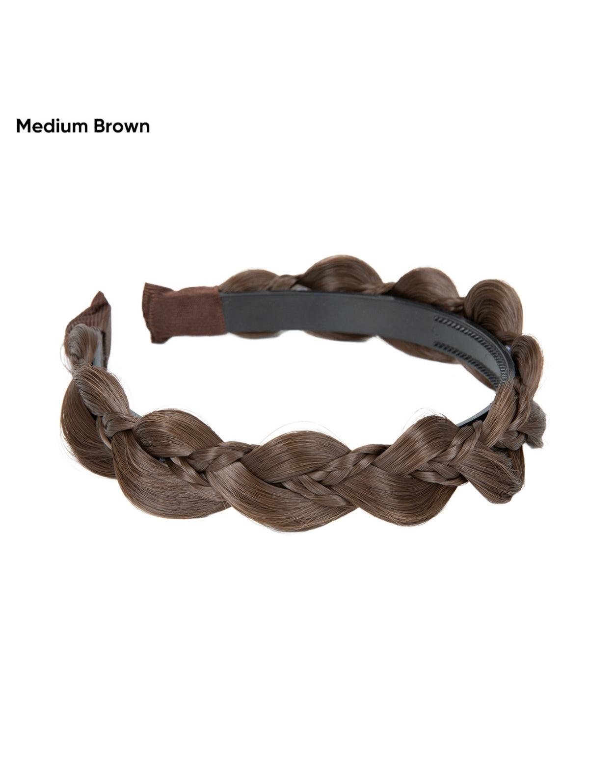 Braided Headband, Wide-brimmed Three-strand Sandwich Wig