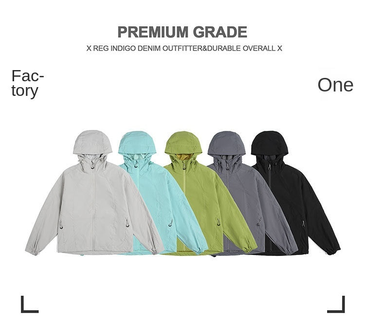 Lightweight Outdoor Water-repellent Windbreakers