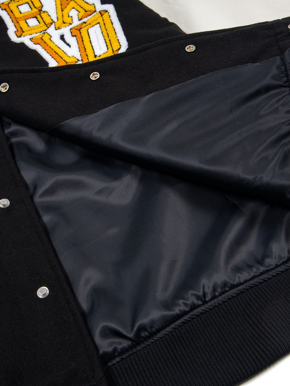 Campus Style Contrasting Colors Towel Embroidery Flocking Embroidery Letter Baseball Jersey