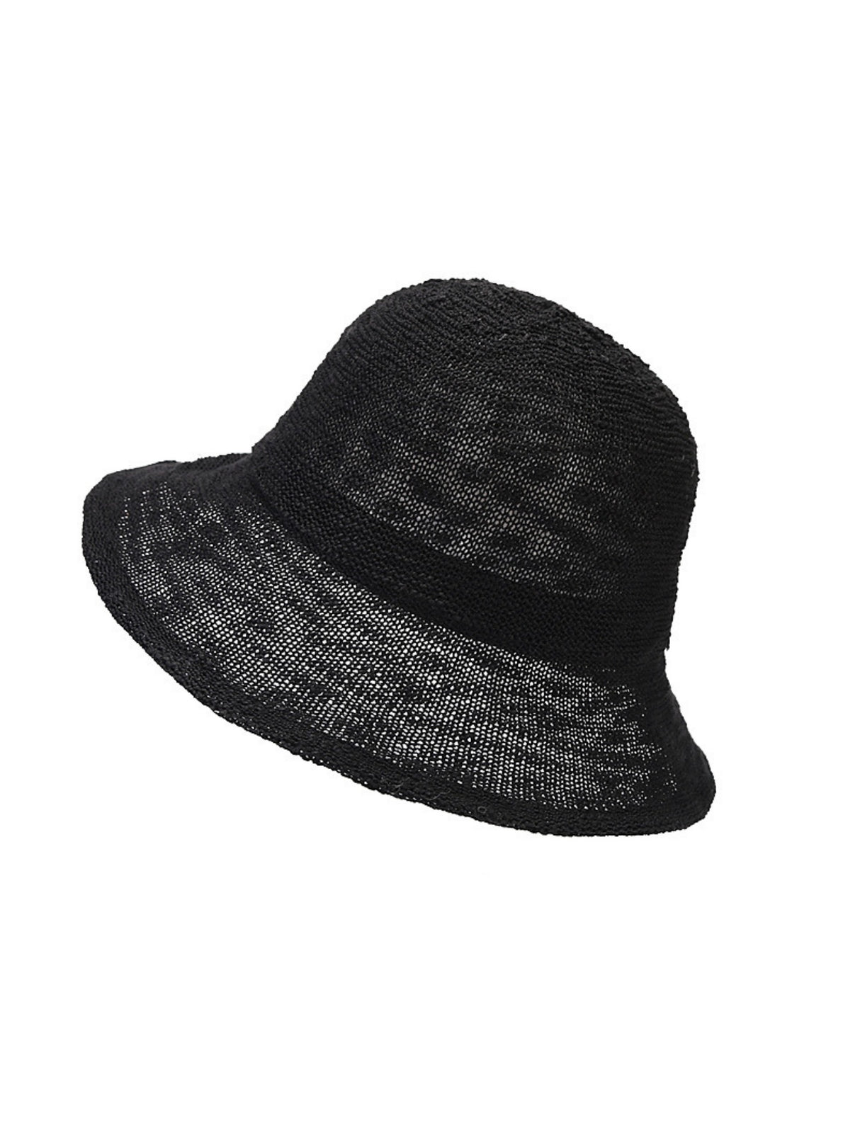 Knitted Folded Ruffled Breathable Fisherman's Hat