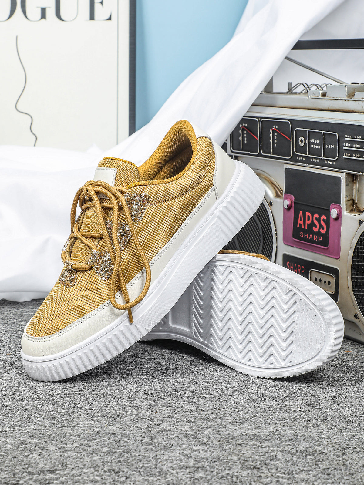 Glitter Unisex Casual Sneakers