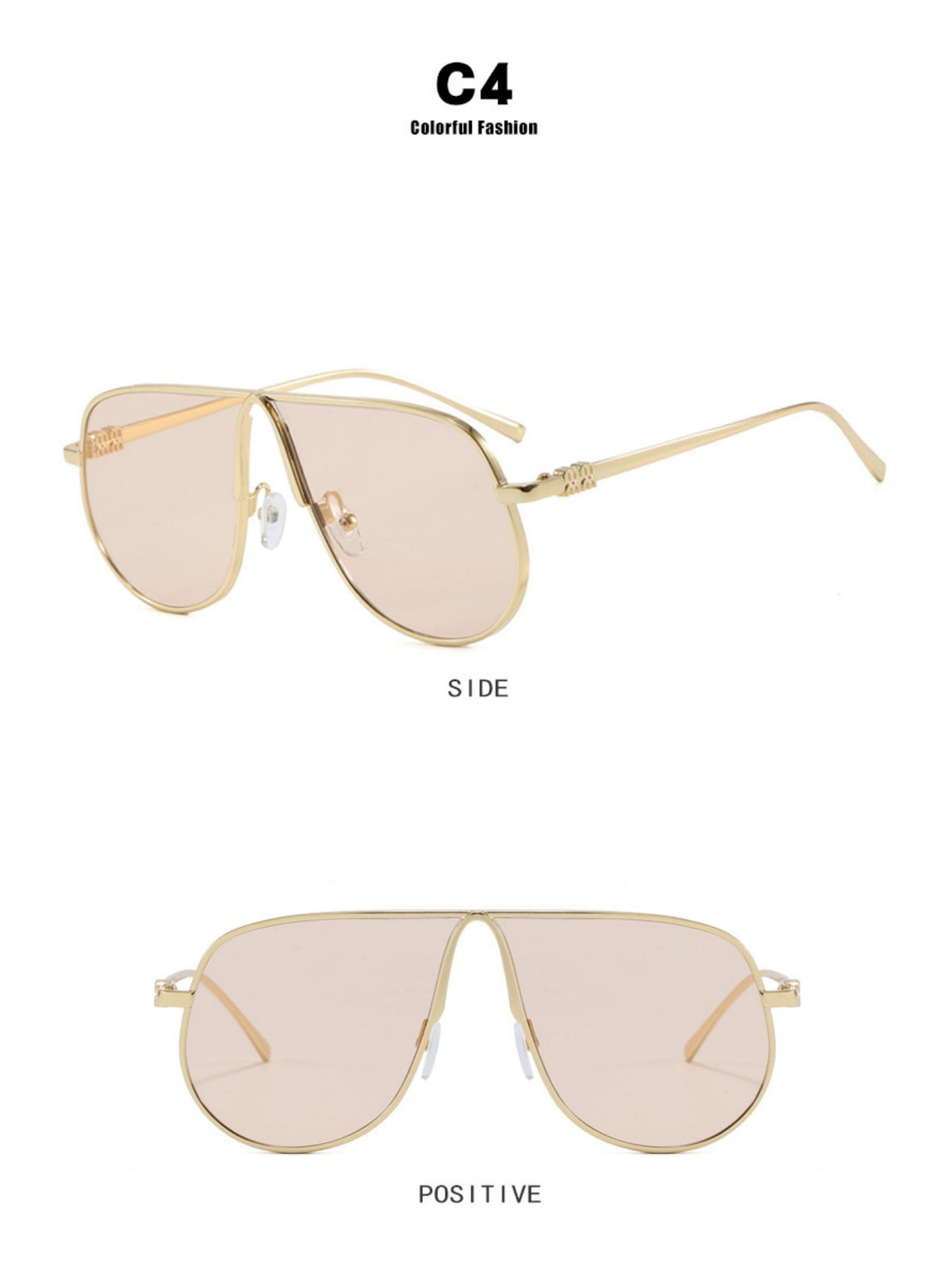 Full-rimmed Aviator Sunglasses