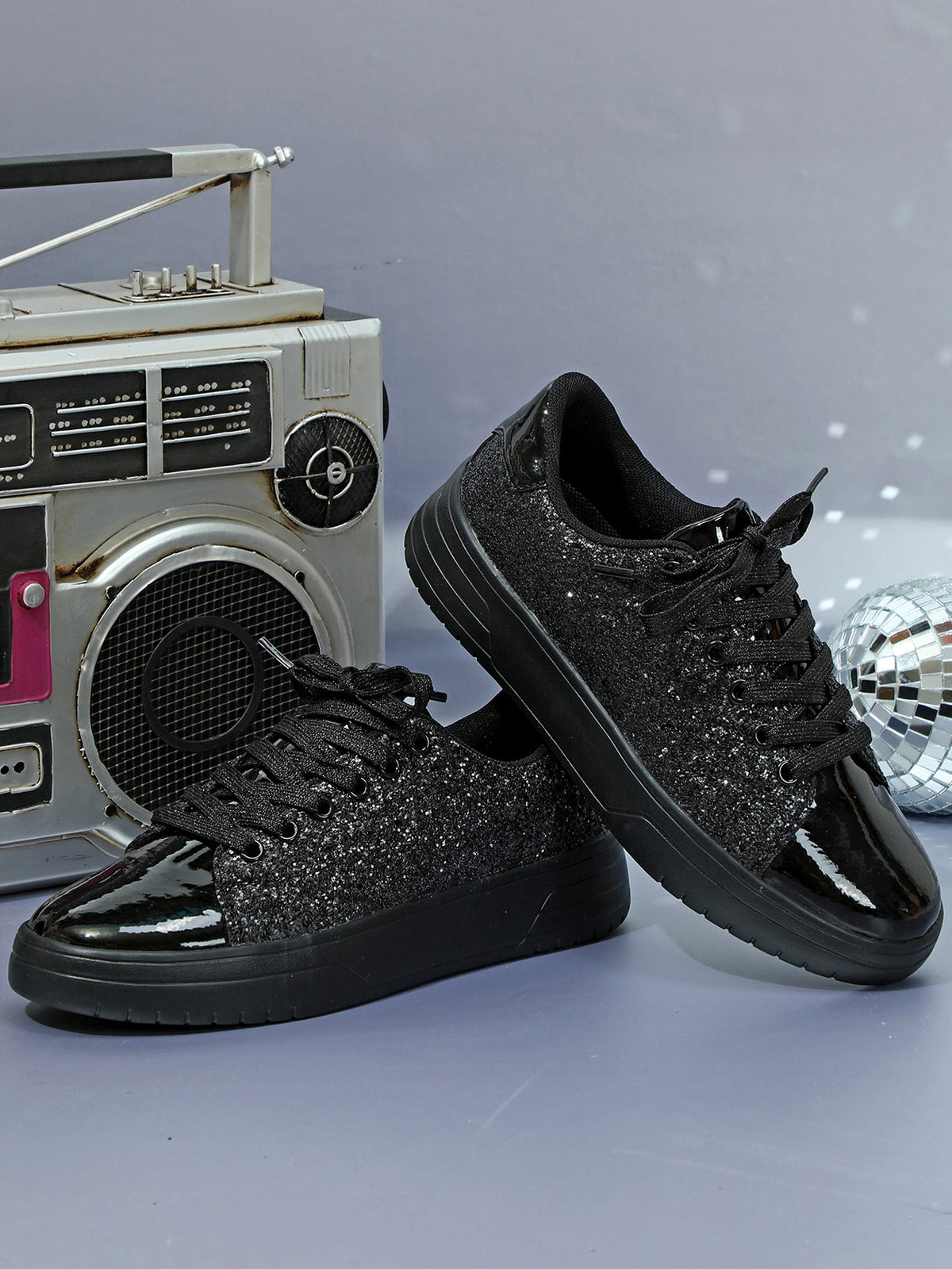 Sequined Women's Sneakers