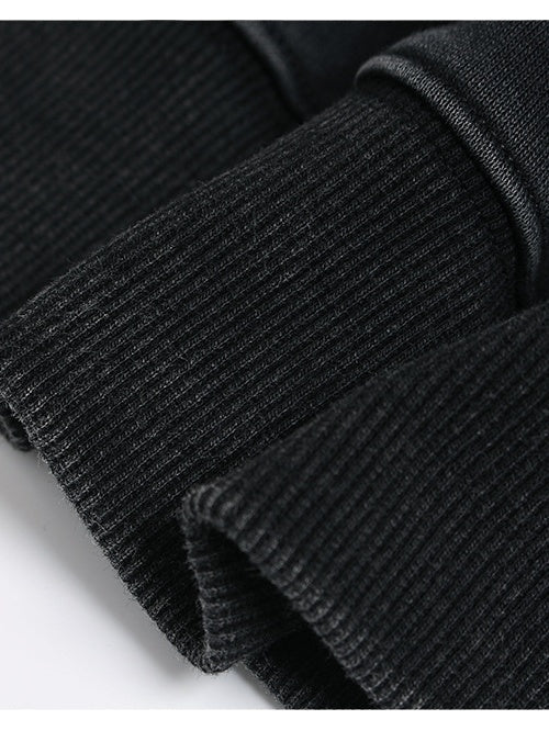 Liber Autumn Neutral wear Printed Letter Sweatshirts&Hoodies