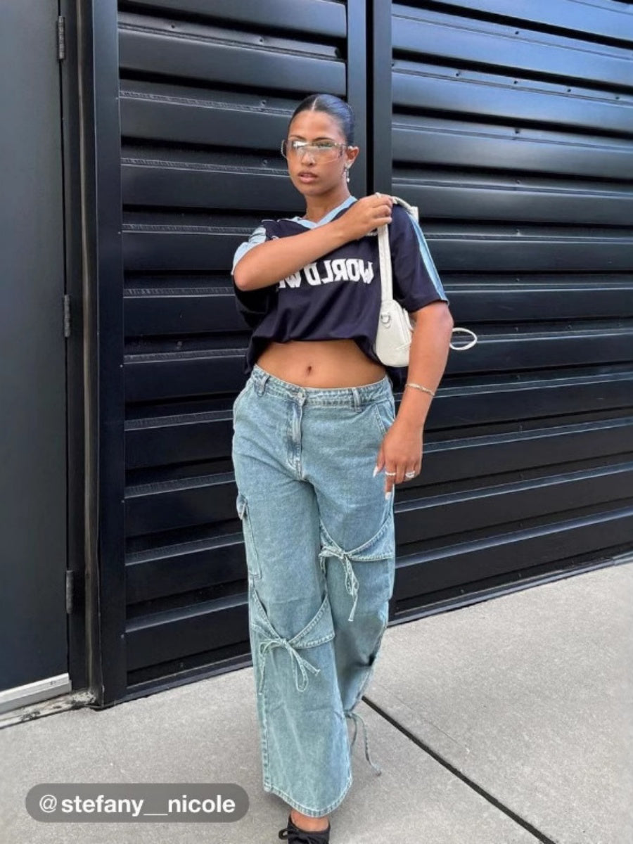 Liber Autumn Women's Bow Jeans