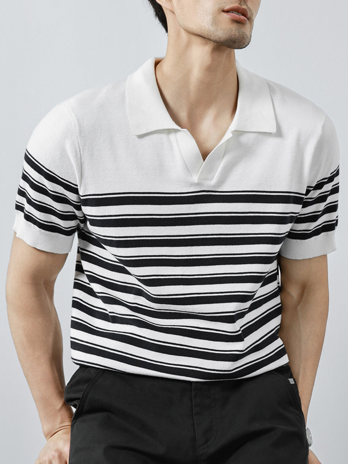 Stripes Old Money Style Polo Shirts