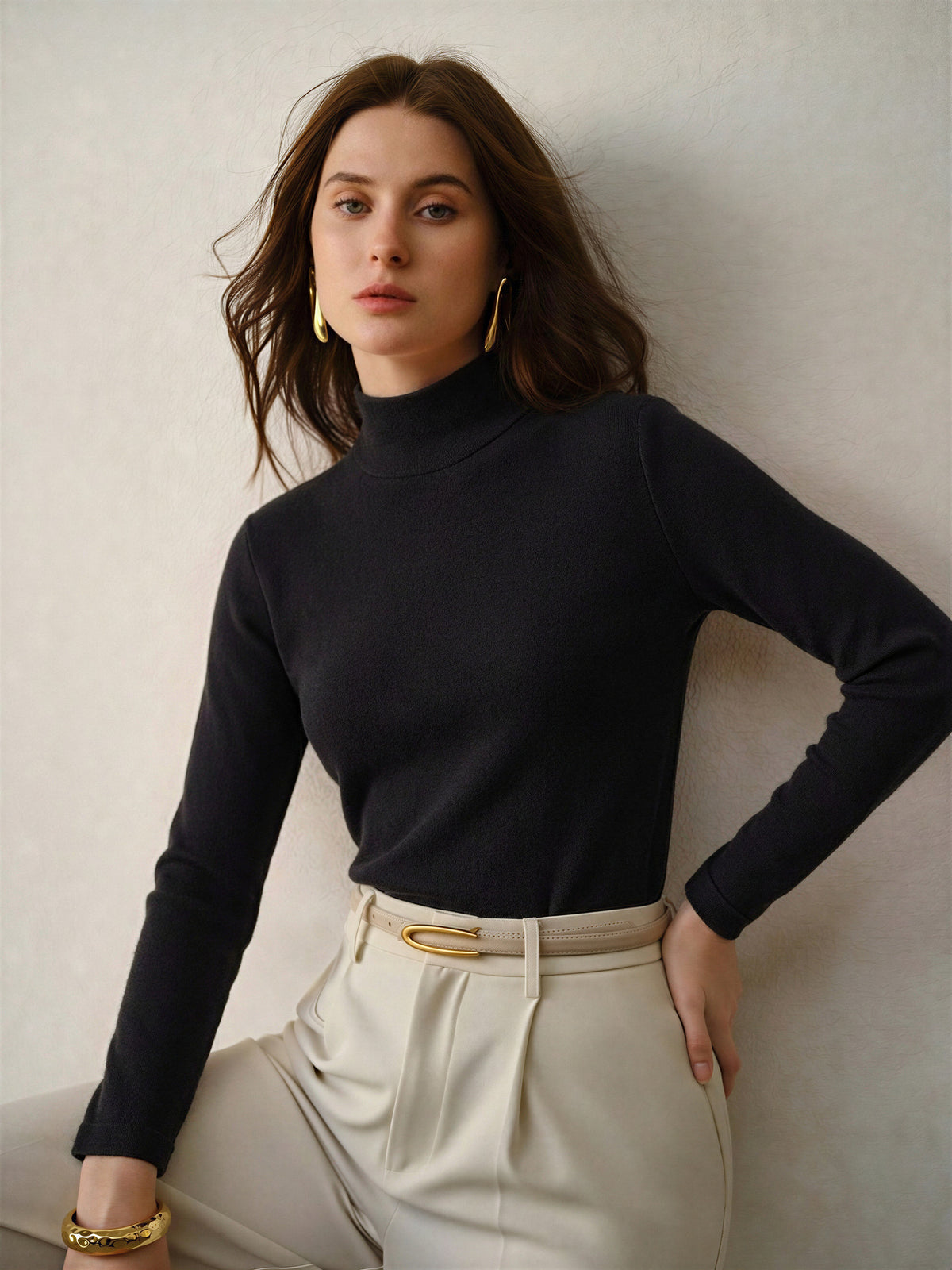 Turtleneck Base Layer Sweater