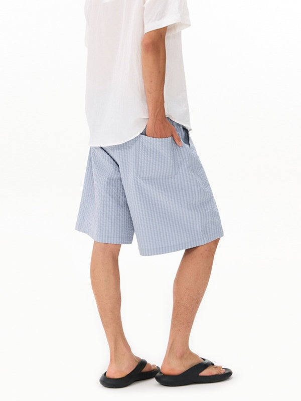 Plaid Loose-fit Five Points Shorts