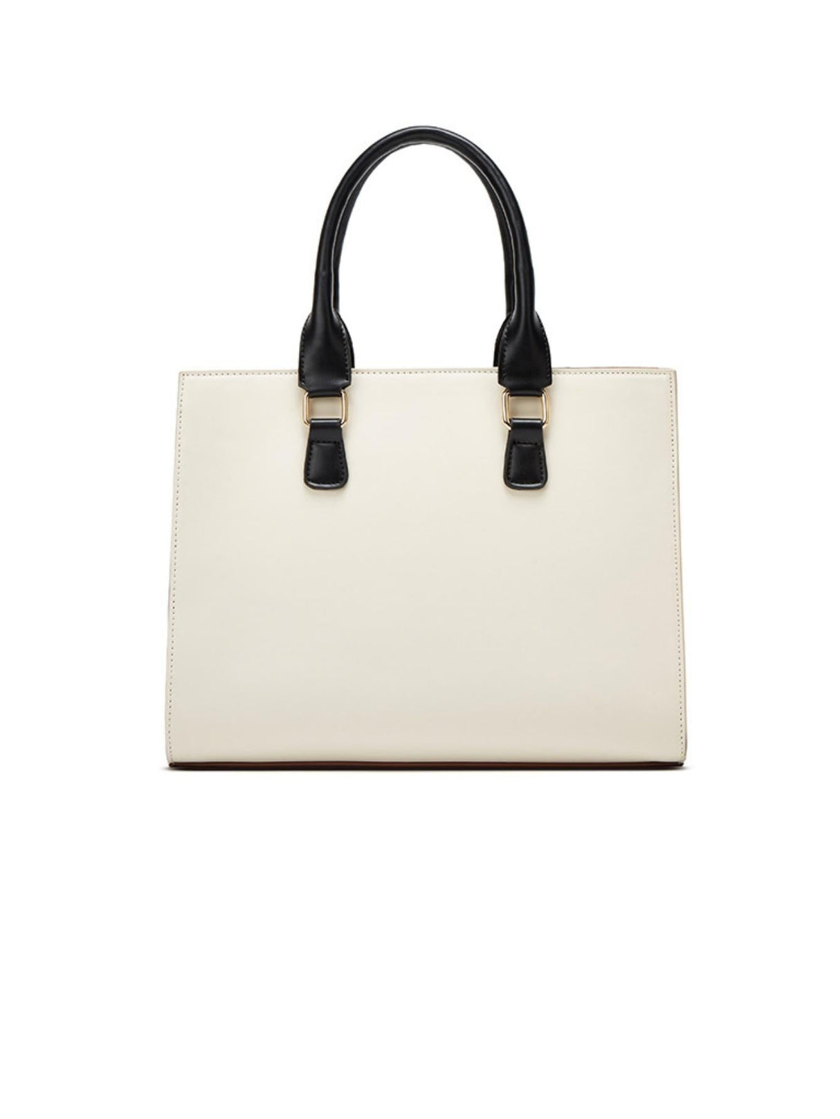Color-blocked Embossed Tote Bag Set (4 Pieces)